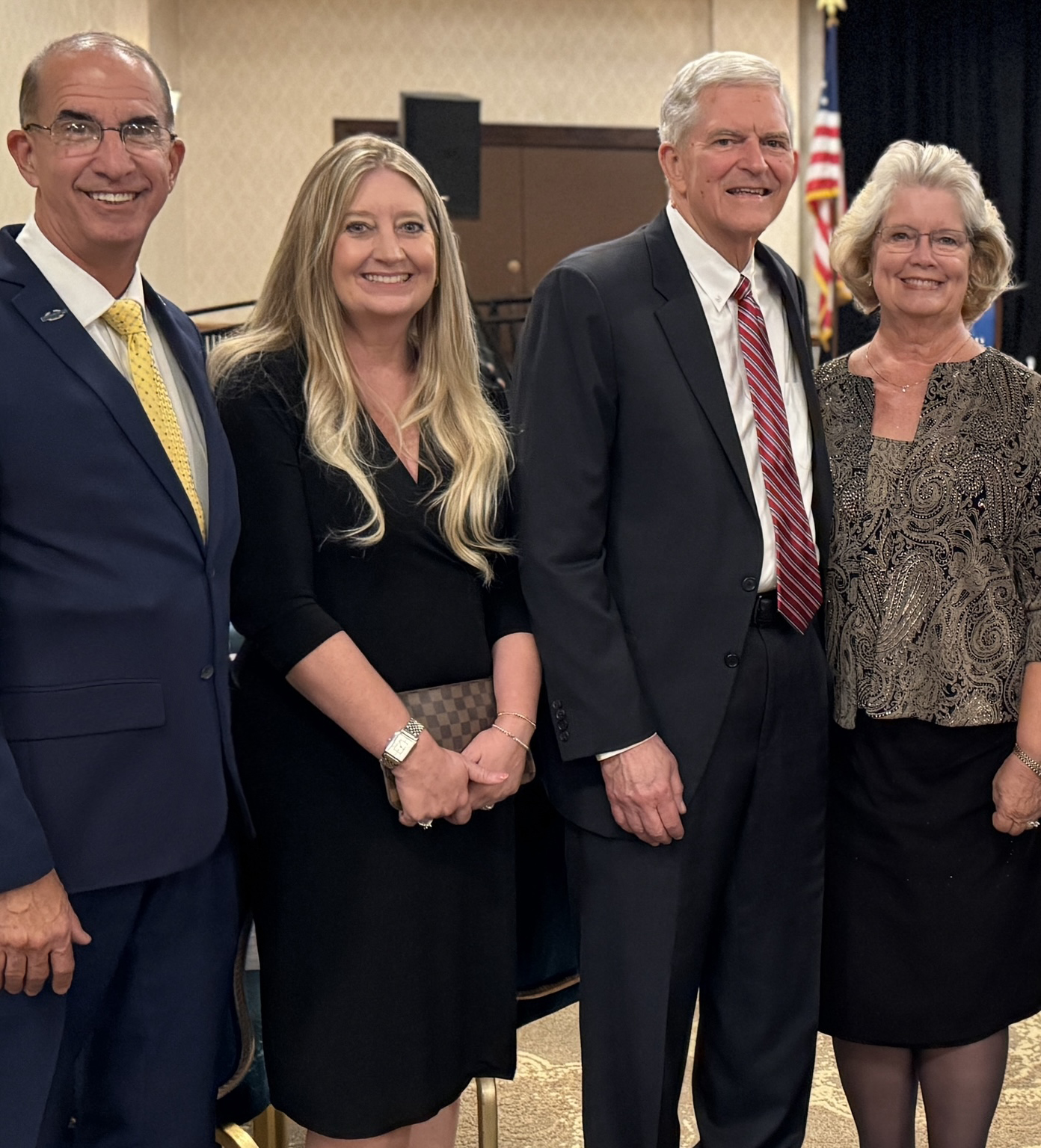 Carey and Lori Baker with Congressman Daniel Webster and his wife